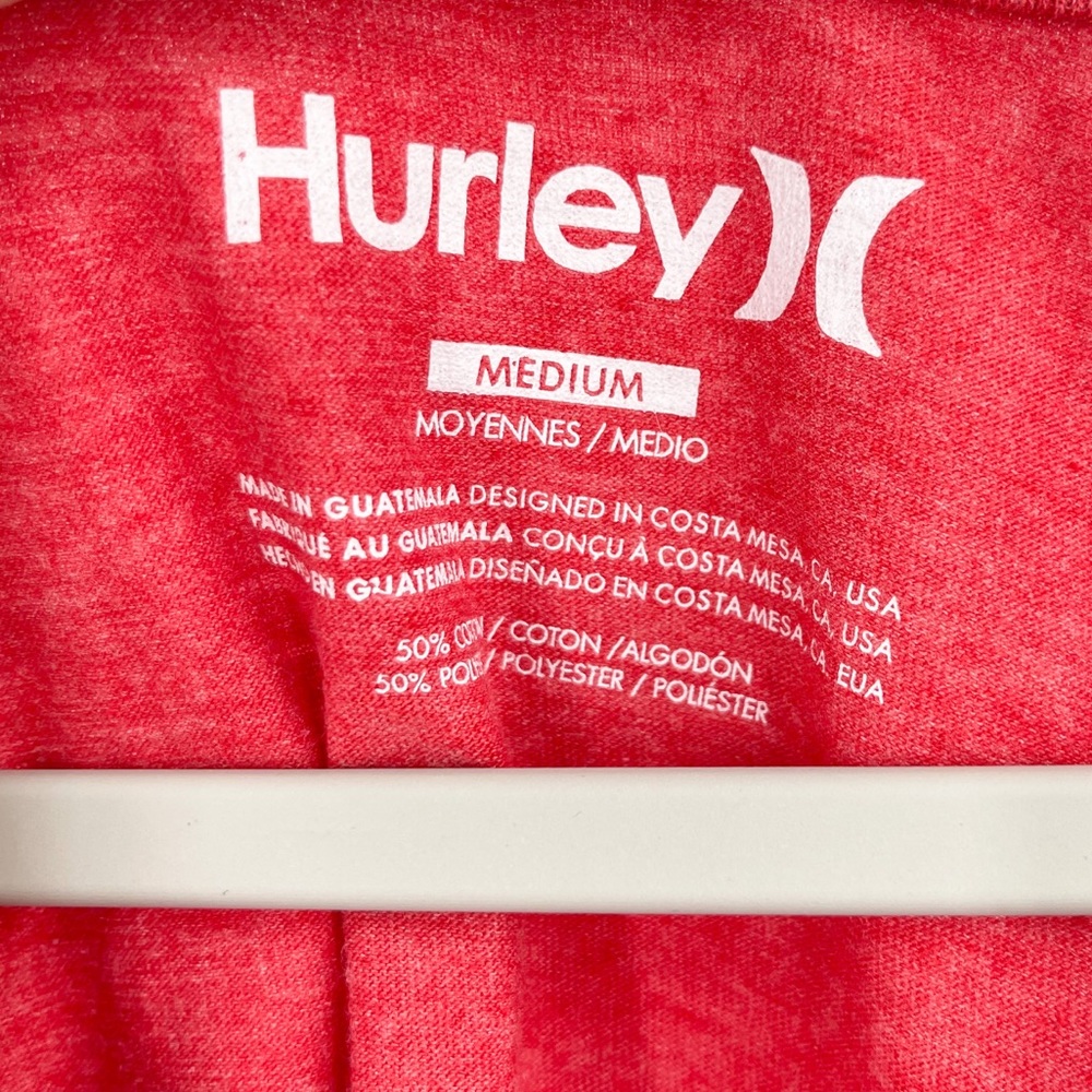 Hurley Heathered Red Tank Top Mens Size Medium - Picture 5 of 9